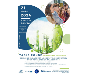 [Round table] Challenges and levers for transforming the industrial sector as part of the ecological transition