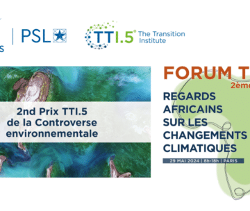 Mines Paris – PSL et The Transition Institute 1.5 vous convient à deux événements majeurs sur les enjeux de transition les 28 et 29 mai