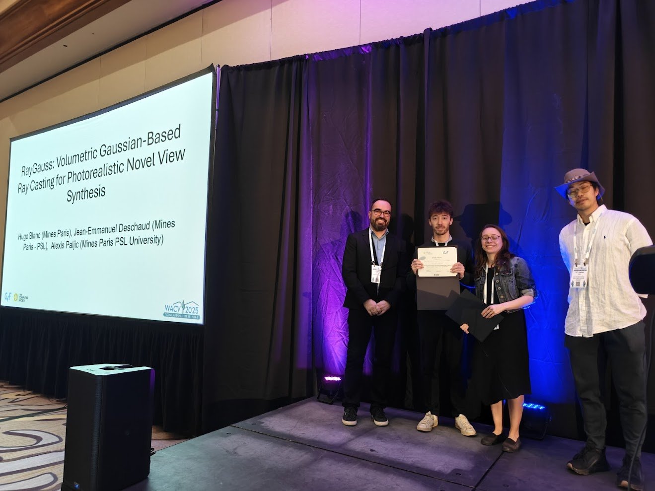 AI makes 3D images more realistic than ever: RayGauss innovation wins award at WACV 2025