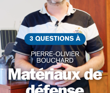 Défense et sécurité : 3 questions à Pierre-Olivier Bouchard, enseignant-chercheur (CEMEF)