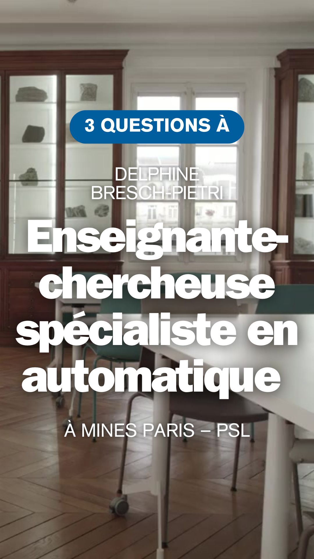 Femmes & sciences : 3 questions à Delphine Bresch-Pietri, enseignante-chercheuse Mines Paris – PSL