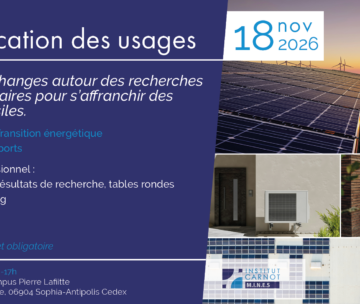 [Workshop] Electrification des usages
